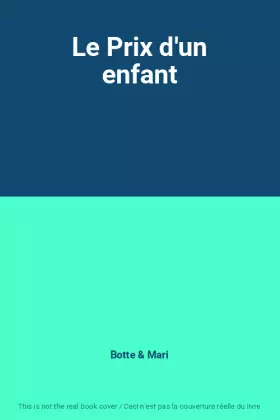 Couverture du produit · Le Prix d'un enfant