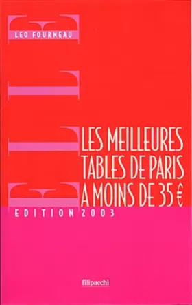 Couverture du produit · Les meilleures tables de Paris à moins de 30 euro