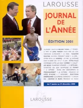 Couverture du produit · Journal de l'année 2001