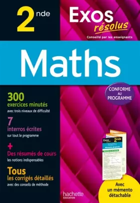 Couverture du produit · Exos Resolus Maths 2Nde