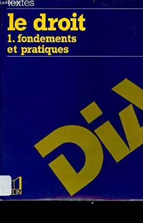 Couverture du produit · Le Droit