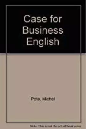 Couverture du produit · Case for Business English