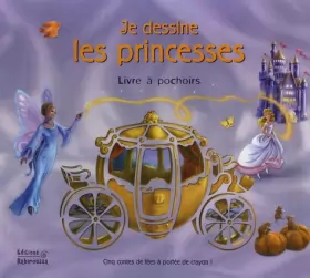 Couverture du produit · Je dessine les princesses: Livre à pochoirs