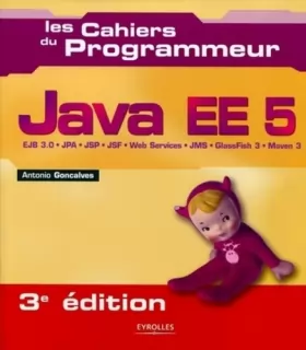 Couverture du produit · Java EE5 : EJB 3.0 - JPA - JSP - JSF - Web services - JMS - GlassFish 3 - Maven 3