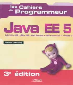 Couverture du produit · Java EE5 : EJB 3.0 - JPA - JSP - JSF - Web services - JMS - GlassFish 3 - Maven 3