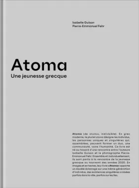 Couverture du produit · Atoma, une jeunesse grecque