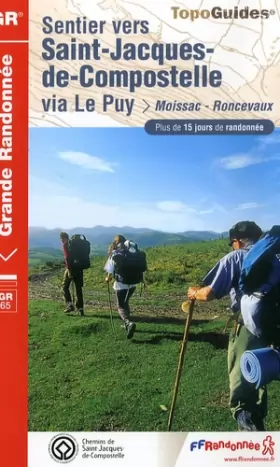 Couverture du produit · Sentier vers Saint-Jacques-de-Compostelle via Le Puy: Moissac/Roncevaux.Plus de 15 jours de randonnée