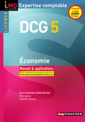 Couverture du produit · DCG 5 - Economie Manuel et applications