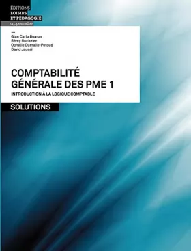 Couverture du produit · COMPTABILITE GENERALE DES PME - VOLUME 1 - SOLUTIONS