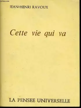Couverture du produit · Cette vie qui va