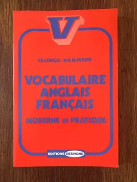Couverture du produit · Vocabulaire anglais - français