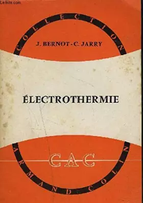 Couverture du produit · ELECTROTHERMIE / COLLECTION ARMAND COLIN N°353.