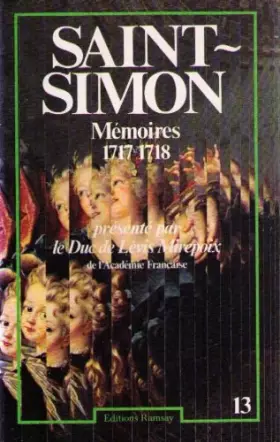 Couverture du produit · Mémoires tome 13 1717 1718