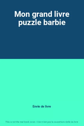 Couverture du produit · Mon grand livre puzzle barbie