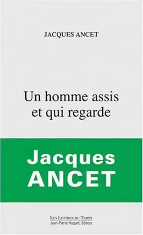Couverture du produit · Un homme assis et qui regarde