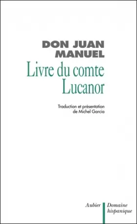 Couverture du produit · Le livre du Comte Lucanor
