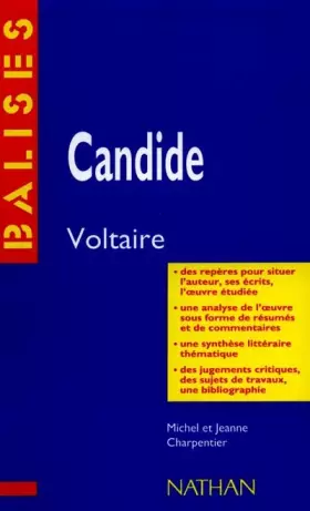 Couverture du produit · Candide, Voltaire : Résumé analytique, commentaire critique, documents complémentaires