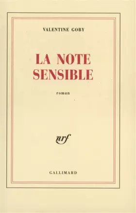 Couverture du produit · La Note sensible
