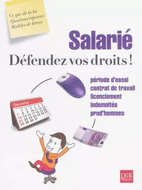Couverture du produit · Salarié, défendez vos droits !