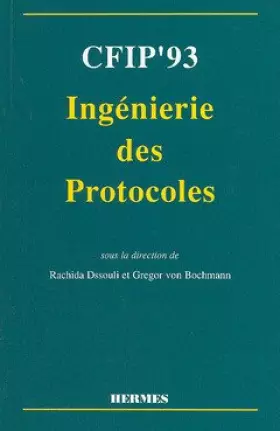 Couverture du produit · CFIP'93, ingénierie des protocoles