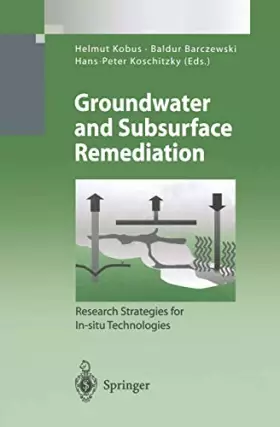 Couverture du produit · Groundwater and Subsurface Remediation: Research Strategies for In-Situ Technologies