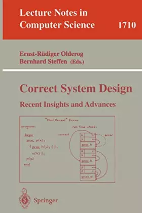 Couverture du produit · Correct System Design: Recent Insights and Advances