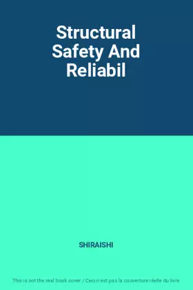 Couverture du produit · Structural Safety And Reliabil