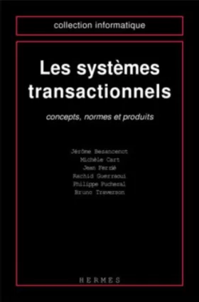 Couverture du produit · Les systèmes transactionnels