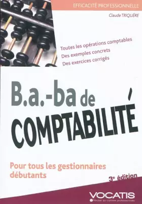 Couverture du produit · B.A.- ba de comptabilité