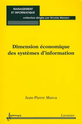 Couverture du produit · Dimension économique des systèmes d'information