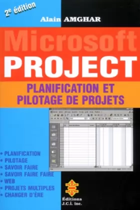 Couverture du produit · MS Project 99, plan, 2e édition