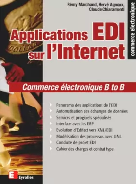 Couverture du produit · Applications EDI sur l'Internet