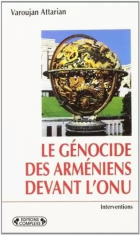 Couverture du produit · Le génocide des arméniens devant l'ONU