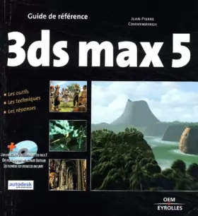 Couverture du produit · Guide de référence : 3ds max 5