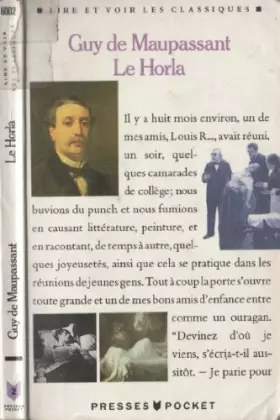Couverture du produit · Le Horla et autres contes fantastiques