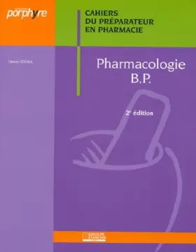 Couverture du produit · Pharmacologie BP