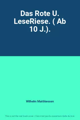 Couverture du produit · Das Rote U. LeseRiese. ( Ab 10 J.).