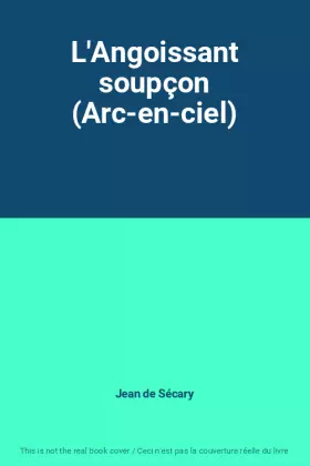 Couverture du produit · L'Angoissant soupçon (Arc-en-ciel)