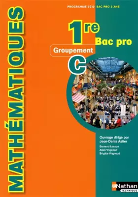 Couverture du produit · Mathématiques 1re Bac Pro