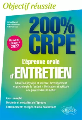 Couverture du produit · L'épreuve orale d'entretien