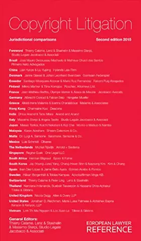 Couverture du produit · Copyright Litigation: Jurisdictional Comparisons