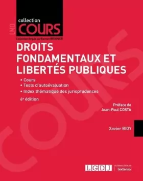 Couverture du produit · Droits fondamentaux et libertés publiques: Cours - tests d'évaluation - Index thématique des jurisprudences (2020)