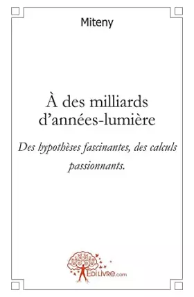 Couverture du produit · À des milliards d'années-lumière