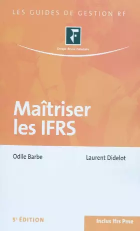 Couverture du produit · Maîtriser les IFRS