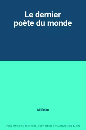 Couverture du produit · Le dernier poète du monde