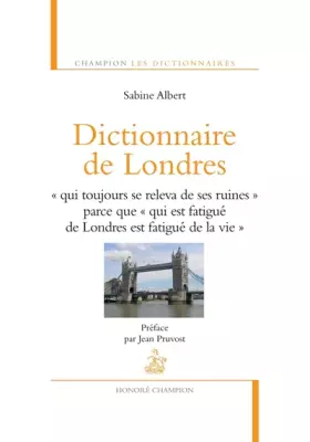 Couverture du produit · Dictionnaire de Londres