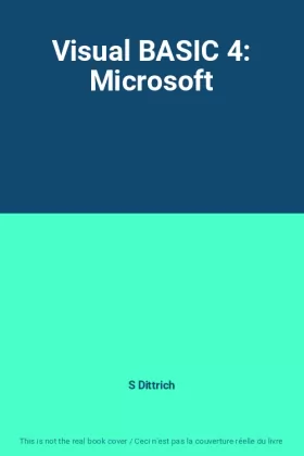 Couverture du produit · Visual BASIC 4: Microsoft