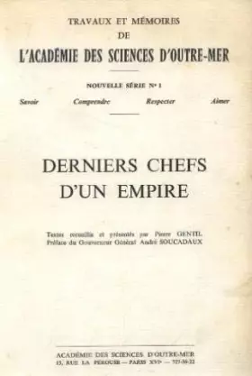 Couverture du produit · Derniers chefs d'un empire