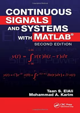 Couverture du produit · Continuous Signals and Systems with MATLAB, Second Edition