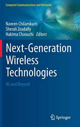 Couverture du produit · Next-Generation Wireless Technologies: 4G and Beyond